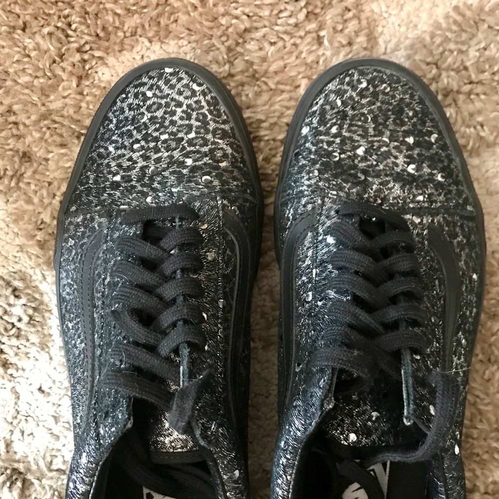Vans Old Skool Metallic Leopard sz 9
